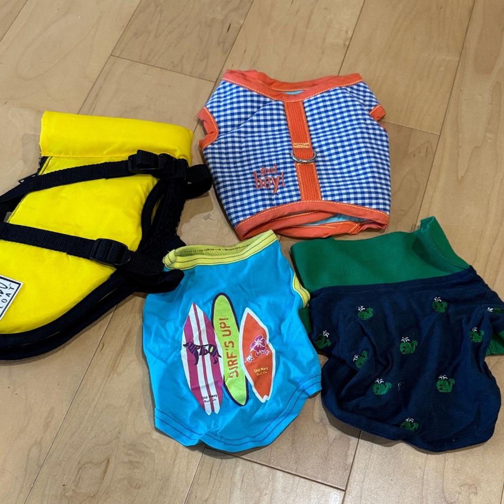 Summer dog bundle - FIDO FLOAT (tiny) and shirts